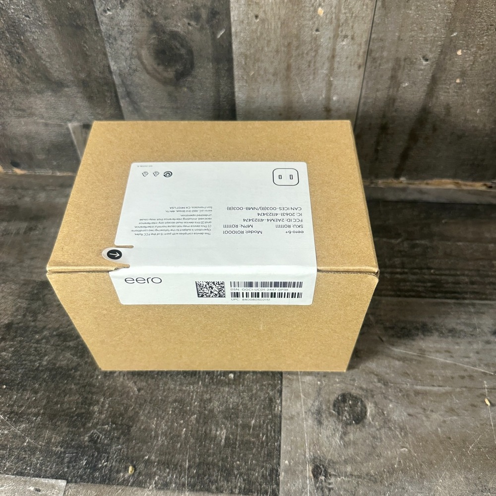 New eero 6 plus Model R010001 Dual Band Router With Power Cord - Picture 1 of 9